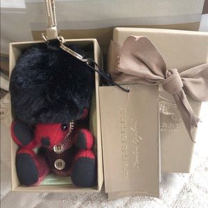 Cashmere check Burberry Thomas busby bear